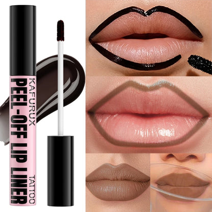7 Colors Peel Off Lip Stain Reveal Long Lasting Waterproof Pink Lip