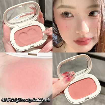 Single Color Blush Silky Texture High Color Rendering No Powder