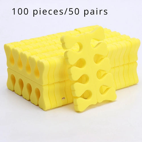 100,200pcs/Pack Nail Art Toe Separators Fingers Foots Sponge Soft UV