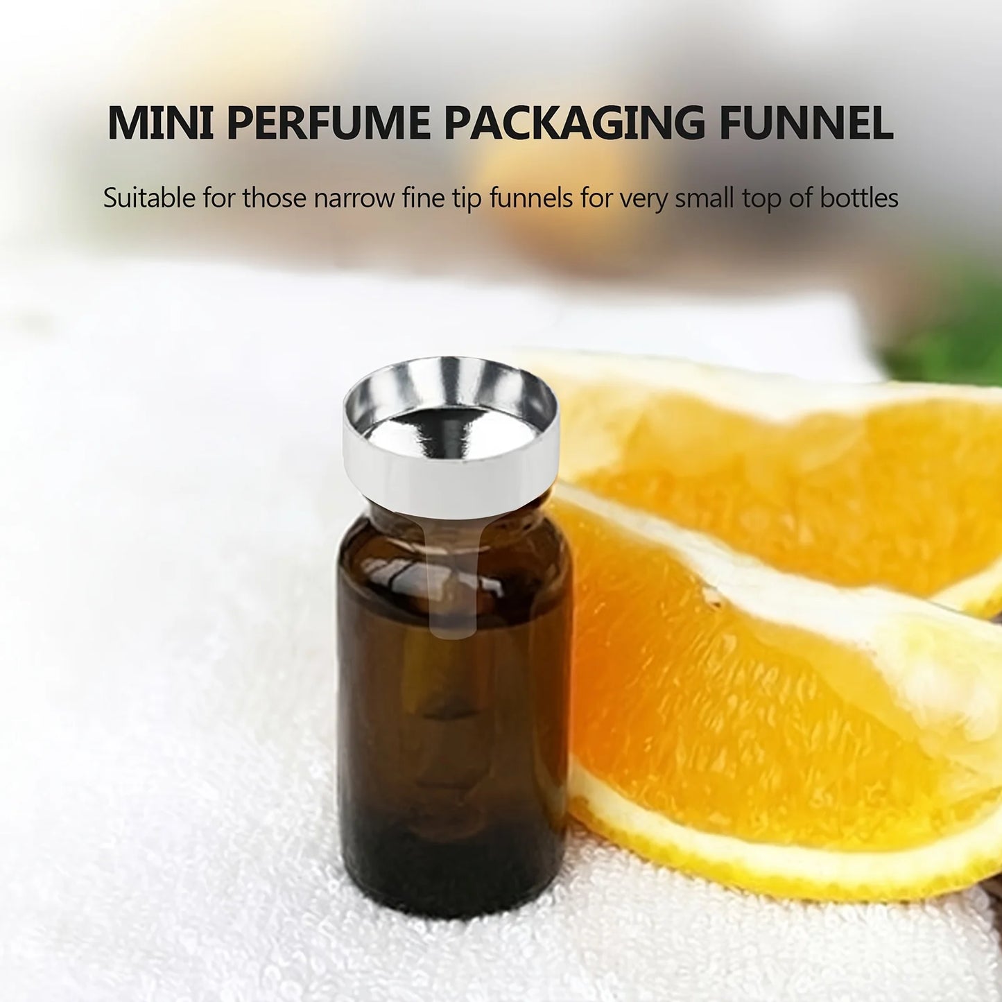 1/3/5pcs Refillable Perfume Bottle Funnel, Mini Perfume Travel Bottle