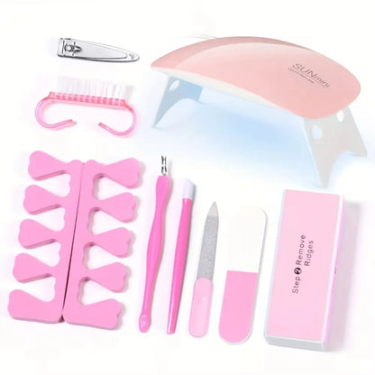 LINMANDA Professional USB Electric Nail Drill Polish File Kit with UV