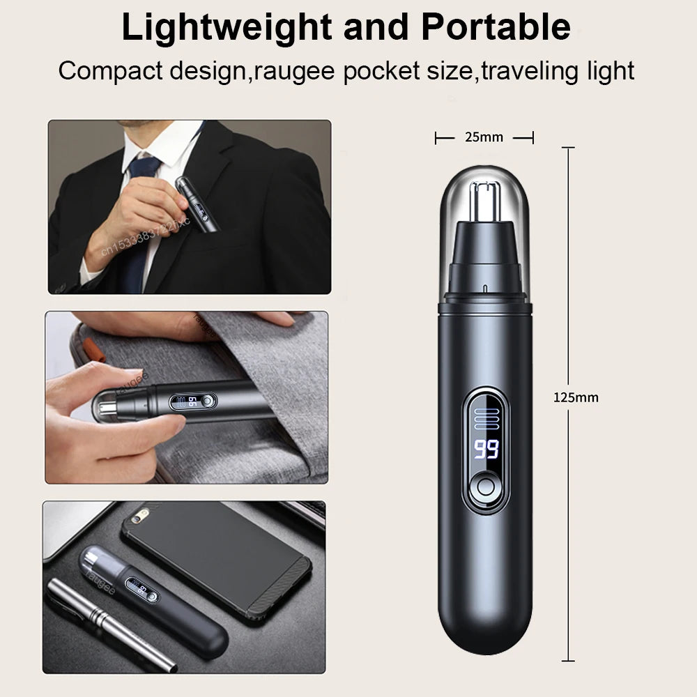 Electric Nose Hair Trimmer Portable Painless Clipper for Men And Women
