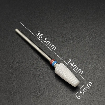Ceramic Carbide Nail Drill Bit Rotate Burr Milling Nail Cutter Bits