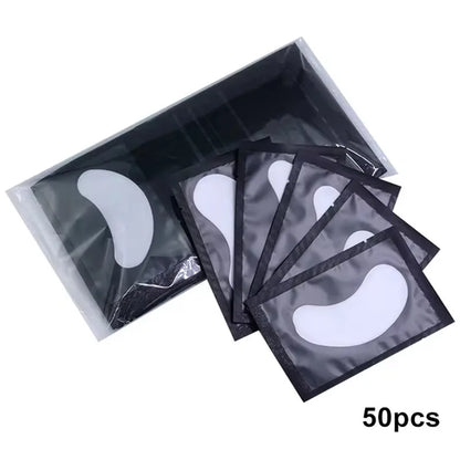 50Pairs Eyelash Pad Gel Patch Grafting Eyelashes Under Eye Patches For