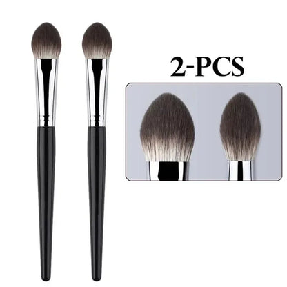 1/2Pcs Peach Heart Blusher Brush - Small Flat Precise for