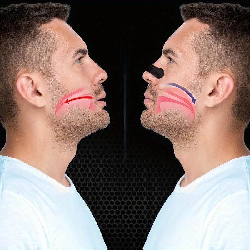 30pcs Enhanced Adhesion Sports Nasal Strips – Breathable & Comfortable
