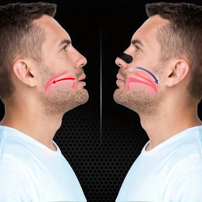 30pcs Enhanced Adhesion Sports Nasal Strips – Breathable & Comfortable