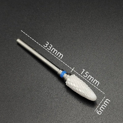 Ceramic Carbide Nail Drill Bit Rotate Burr Milling Nail Cutter Bits