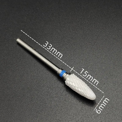 Ceramic Carbide Nail Drill Bit Rotate Burr Milling Nail Cutter Bits