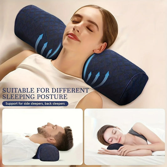 1pc Cervical Support Pillow - Comfortable, Durable, Ergonomic Neck