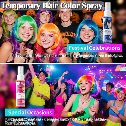 8 Colors Hair Color Spray Temporary Hair Colour Spray Disposable Hair