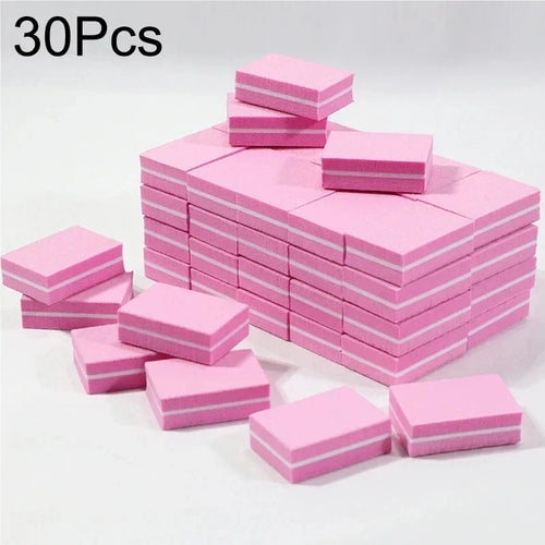 Nail Art Buffer Polish 50-10Pcs Mini Buffing Sanding Files Block