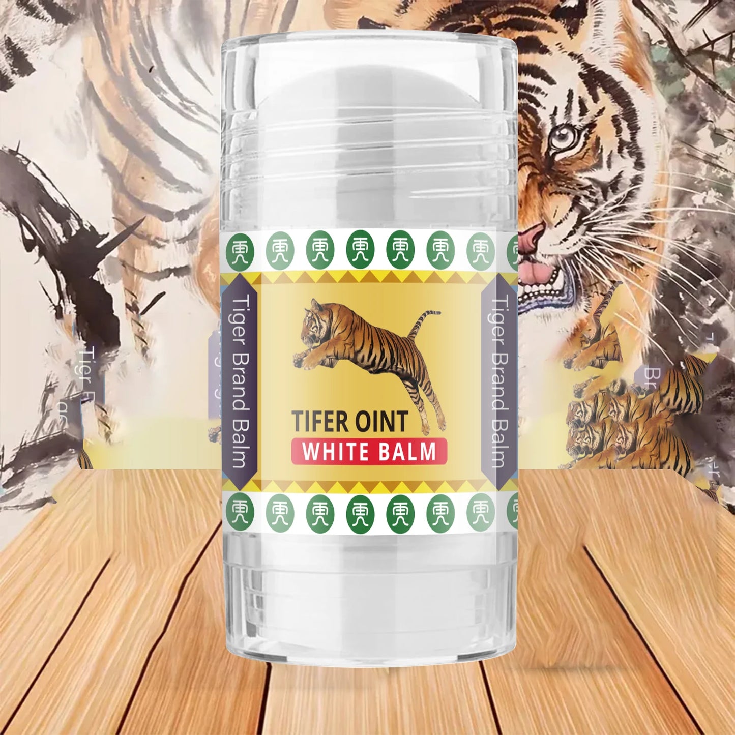 Tiger Body Massage Cream Stick, Contains a Mixture of Vitamin E and