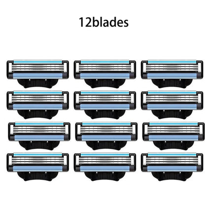 Three-layer Blade Manual Shaver Razor Blade Manual 3-layer Shaving