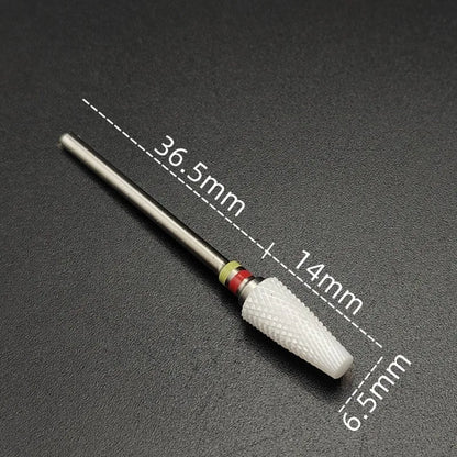 Ceramic Carbide Nail Drill Bit Rotate Burr Milling Nail Cutter Bits