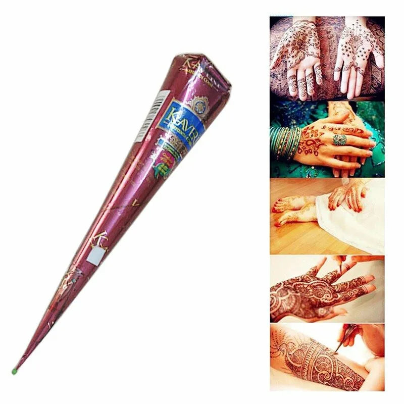 1/3 pcs pure natural organic brown henna cream, brown henna tattoo