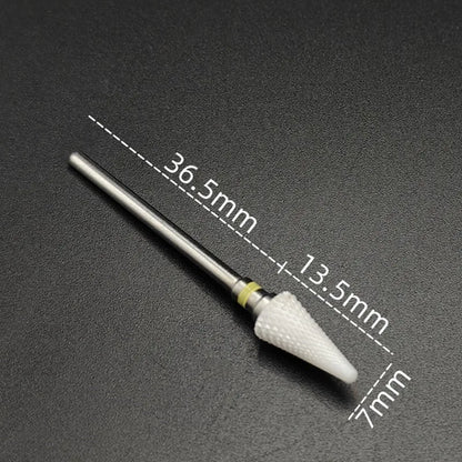 Ceramic Carbide Nail Drill Bit Rotate Burr Milling Nail Cutter Bits