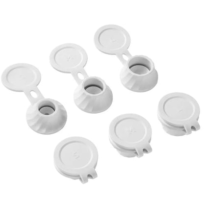 Bottle Emptying Caps, 3/6pcs Adapters Transfer Connector, 3 Sizes