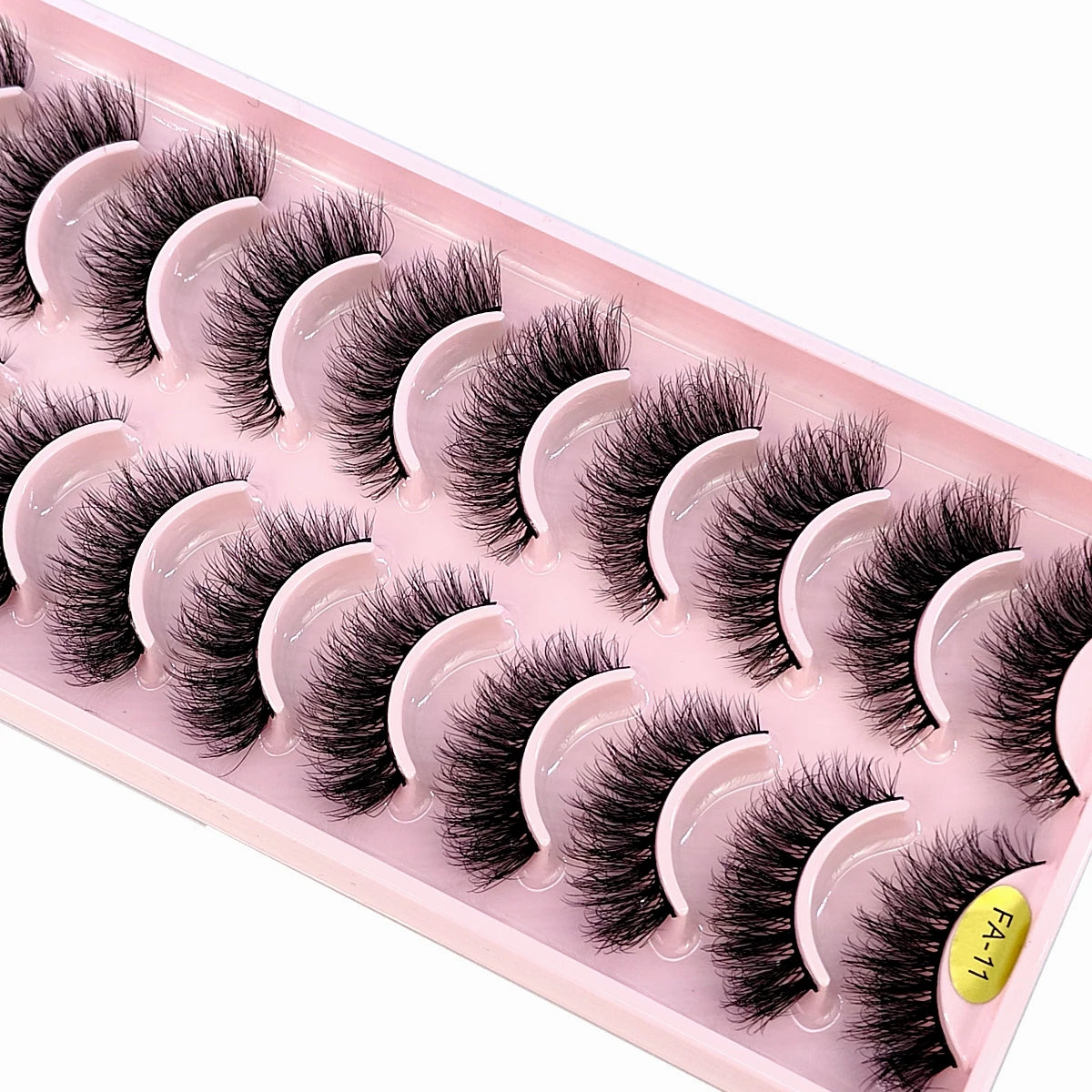HBZGTLAD New 10 Pairs Natural False Eyelashes Fake Lashes Long Makeup