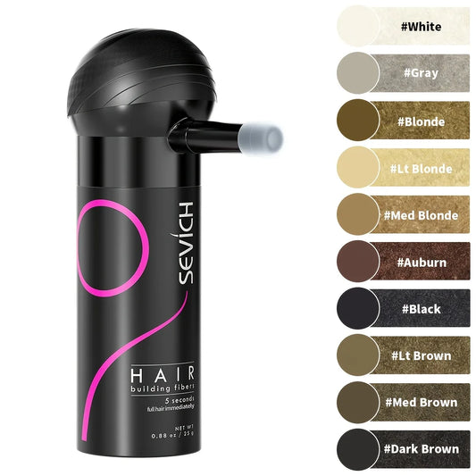 SEVICH Hair Building Fiber Set Cover Sparse Hair Or Bald Spots Hair
