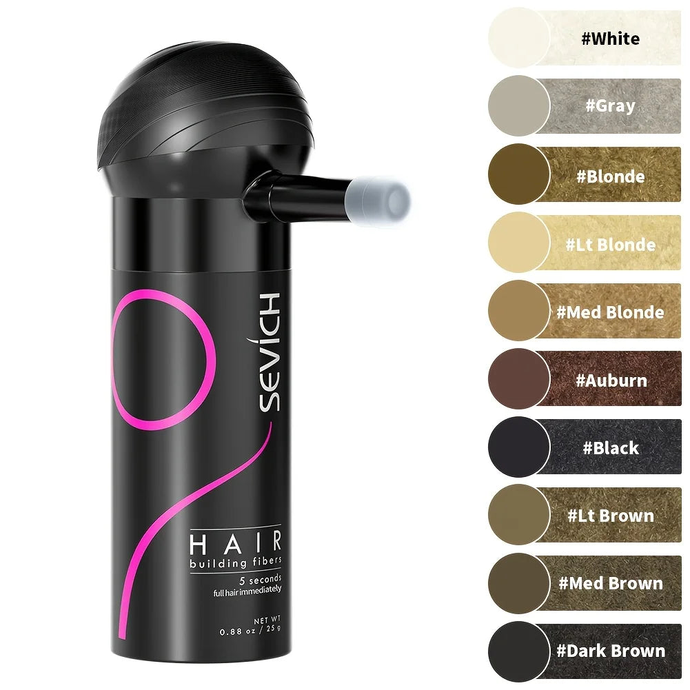SEVICH Hair Building Fiber Set Cover Sparse Hair Or Bald Spots Hair