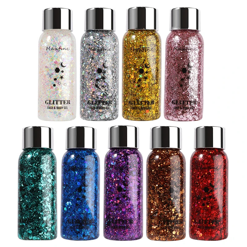 Eye Glitter Nail Hair Body Face Gel Art Waterproof High Gloss Glitter