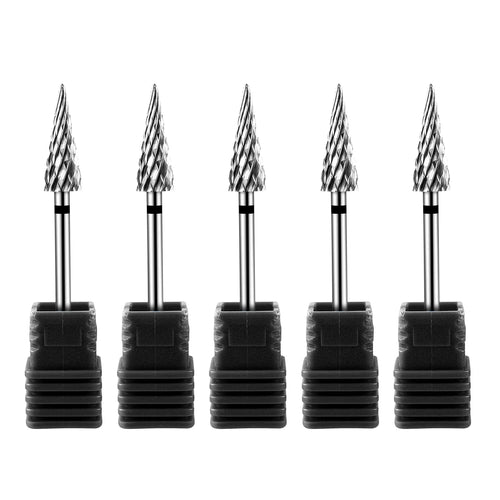 Tip Tungsten Carbid Nail Drill Bits Electric Manicure Drill Accessory