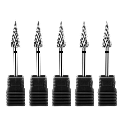 Tip Tungsten Carbid Nail Drill Bits Electric Manicure Drill Accessory