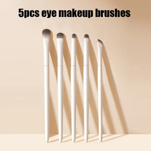 5/6/8/10pcs Natural Eye Makeup Brushes Set Detail Eyeshadow Brush