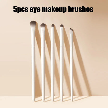 5/6/8/10pcs Natural Eye Makeup Brushes Set Detail Eyeshadow Brush