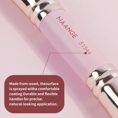 MAANGE 4pcs Basic Makeup Brushes Set With Box Dual-ended Foundations