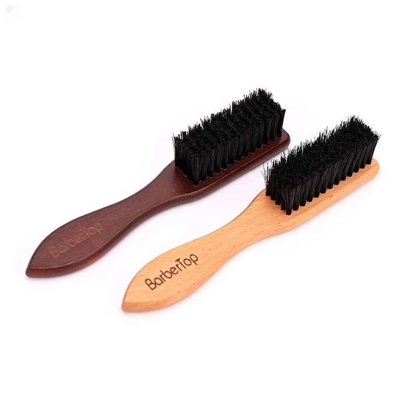 Barbertop Men Beard Brush Wooded Handle Soft Hair Cleaning Brush