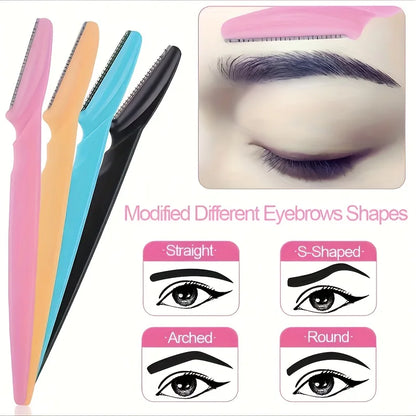 3/5/6/10/12 Piece Multi-Purpose Eyebrow Shaver Set - Gentle Facial