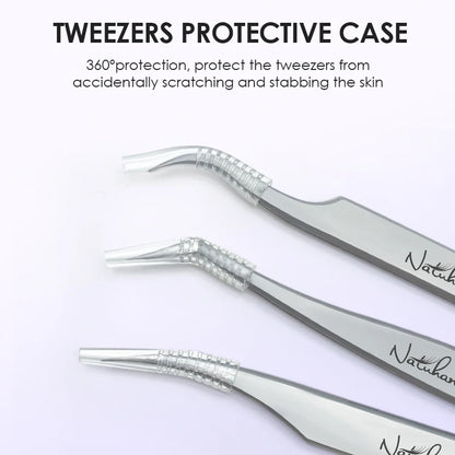 Stainless Steel Eyelash Extensions Tweezers Lash Artists High