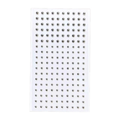 Silvery Fake Lip Eyebrow Ear Stickers Non Piercied Earring Studs Teens