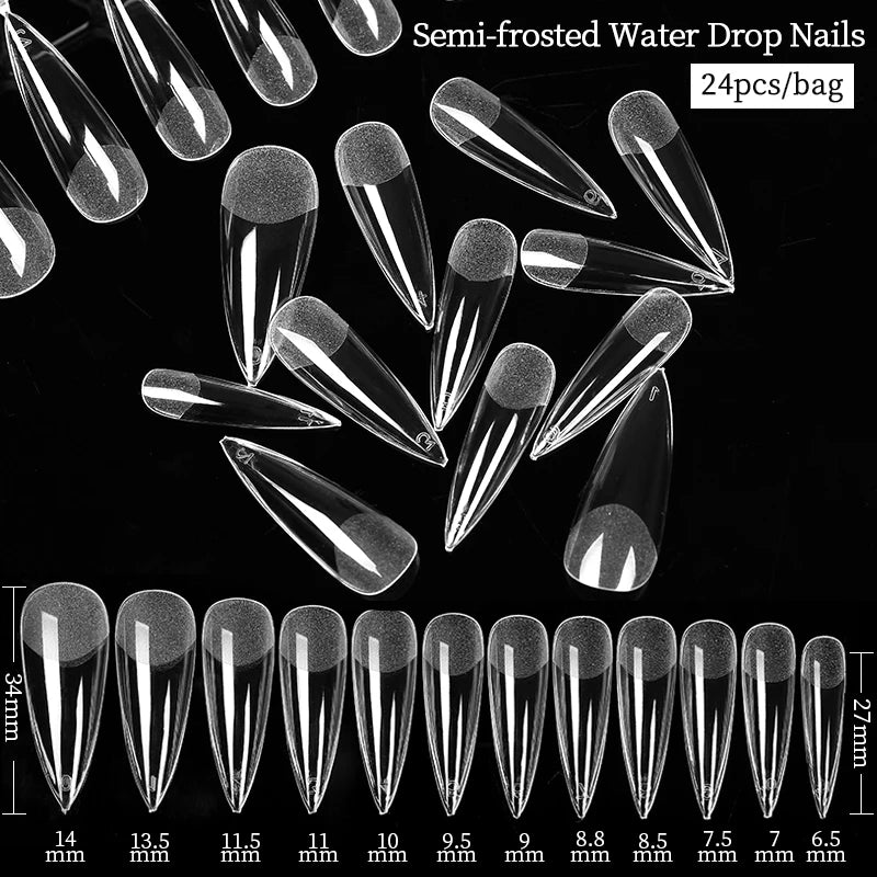 BORN PRETTY Solid Nail Tips Gel 5g Transparent UV LED