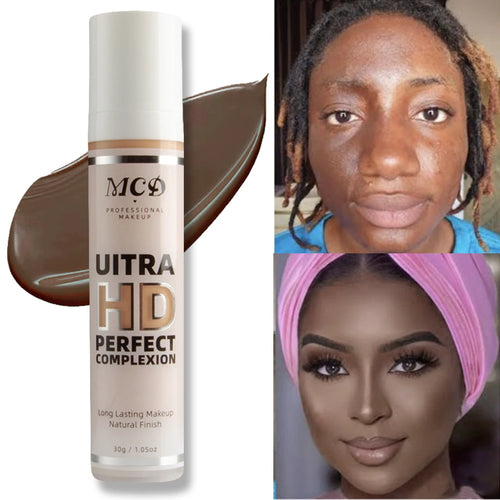 9 Shade Full Coverage Concealer Liquid Foundation  makeup high
