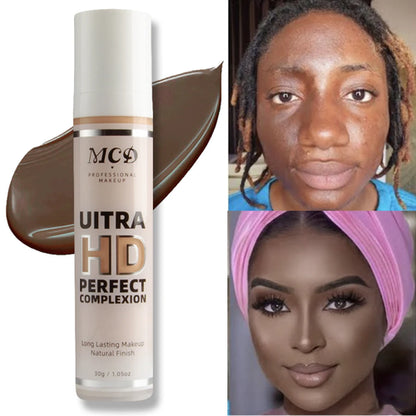 9 Shade Full Coverage Concealer Liquid Foundation  makeup high