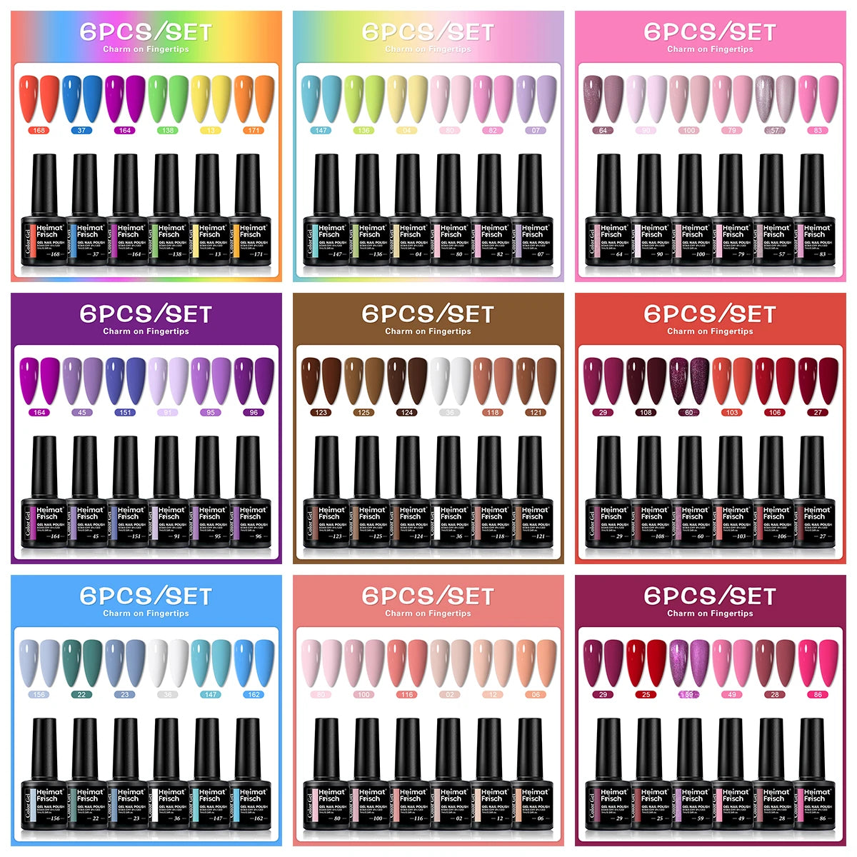 Color Block Series | Glossy Nails 0.24 oz Trendy Candy Foam Gel