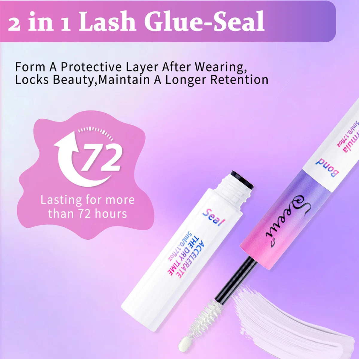 Eyelash Glue and Seal for Eyelash Clusters Strong Fixed Eyelash Glue