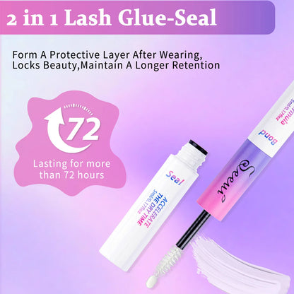 Eyelash Glue and Seal for Eyelash Clusters Strong Fixed Eyelash Glue