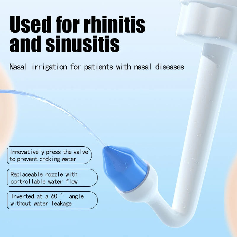 Nose Wash Cleaner Nasal Irrigator Rinse Bottle Nose Protector Avoid