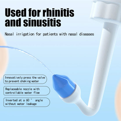 Nose Wash Cleaner Nasal Irrigator Rinse Bottle Nose Protector Avoid