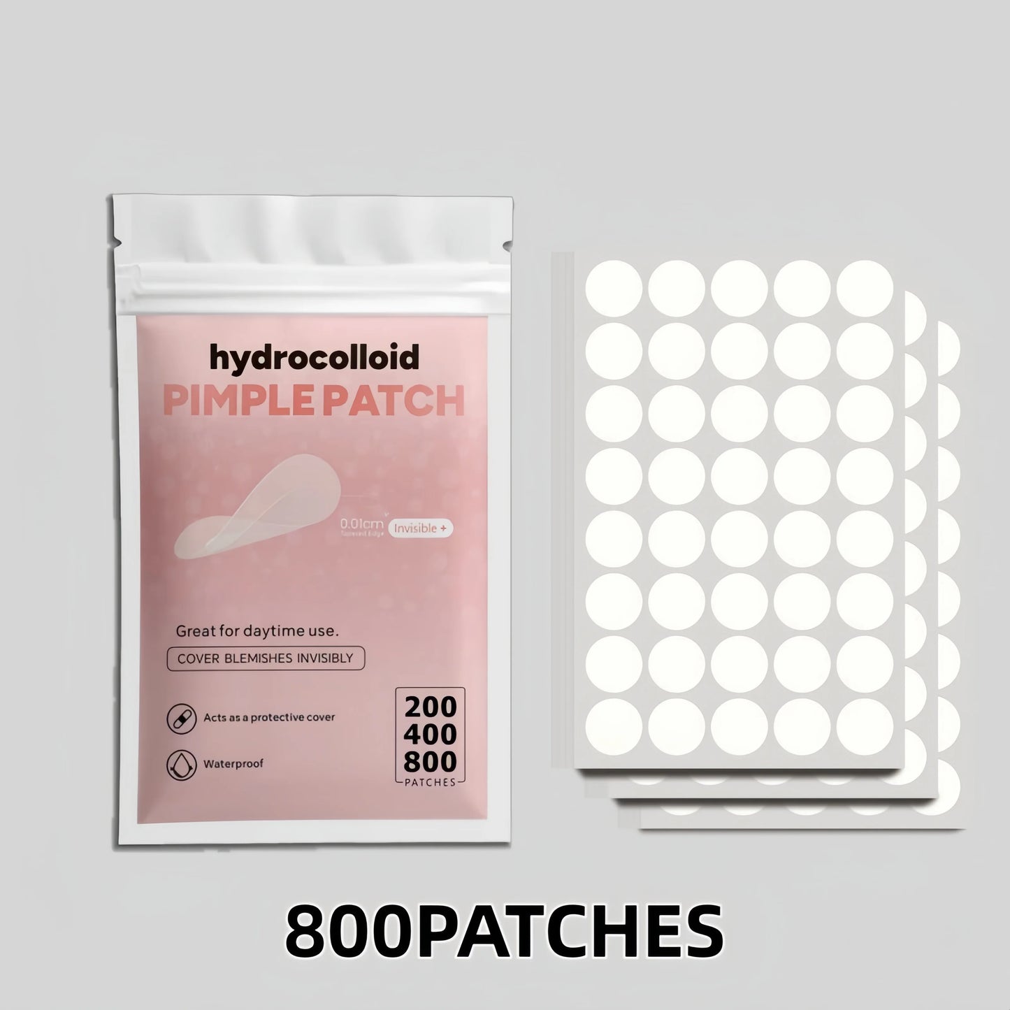 200/400/800pcs Invisible Clear Pimple Patch Set – Deep-Cleansing