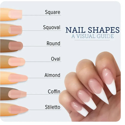 100pcs Nail Art Form French Acrylic UV Nail Gel Tips Extension Forms