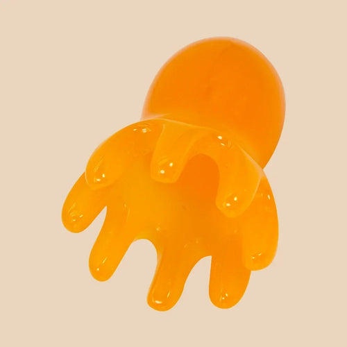 Cute Octopus Scalp Massage Comb Resin Korean Hair Care Stress Relief,