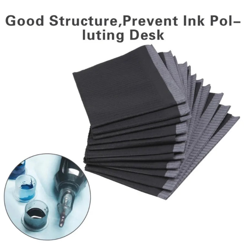 20/50/125PCS Black Tattoo Tabletop Cover Disposable Bed Sheet Fabric