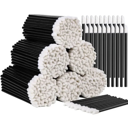 100 Pcs Disposable Lip Lint Free Applicators  Lipstick Testers Wands