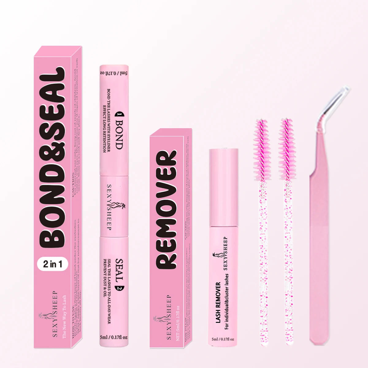 Lash Cluster Glue, Lash Bond and Seal 10ml Bond & Seal Eyelash Glue 2