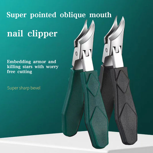 New pointed-nose, beveled, original large-opening nail clippers,